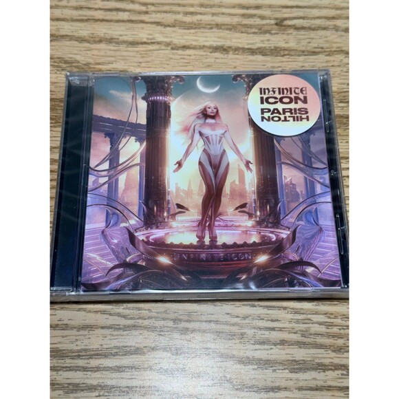 Paris‎ Hilton Infinite Icon CD Signed Sleeve Insert New Sealed 2024 Pop Dance - Picture 5 of 6